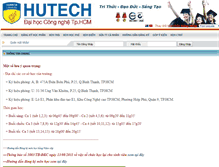 Tablet Screenshot of daotao.hutech.edu.vn